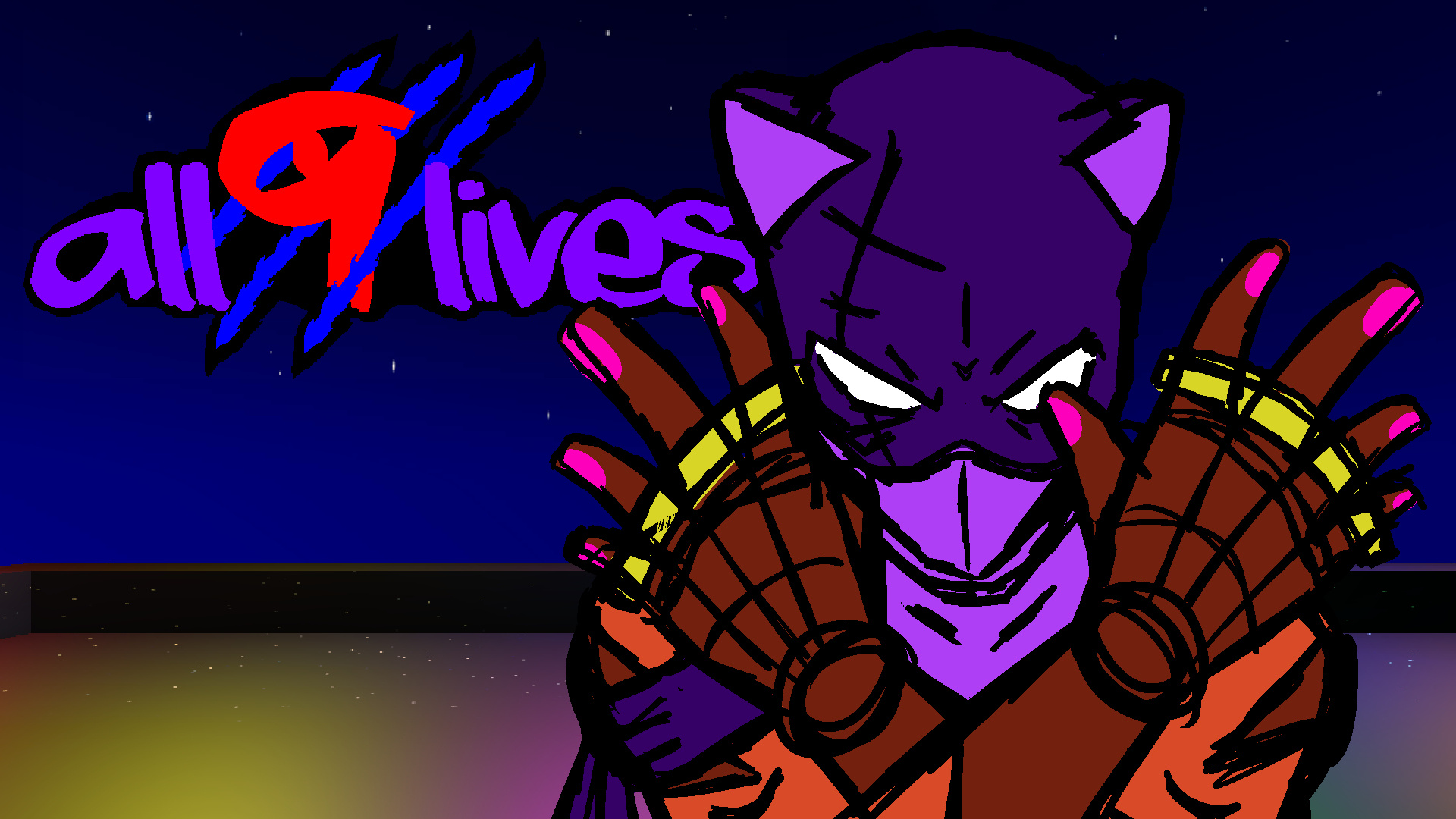 All 9 Lives Dane & Announcer